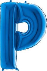Nafukovací balónek písmeno P modré 102 cm 