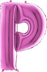 Nafukovací balónek písmeno P růžové 102 cm 
