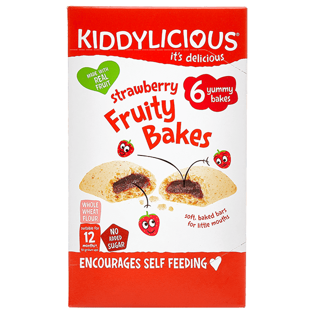 Levně Kiddylicious Koláčky s jahodovou náplní 3x (6x22g)