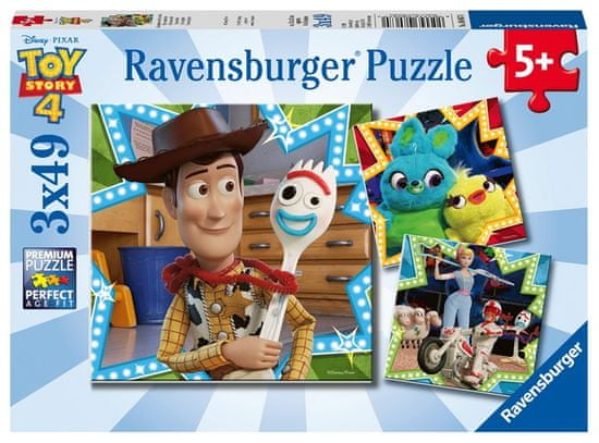 Ravensburger Puzzle 080670 Disney Toy Story 4 3x49 dílků