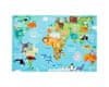 Dětský kusový koberec Torino kids 233 WORLD MAP 120x170