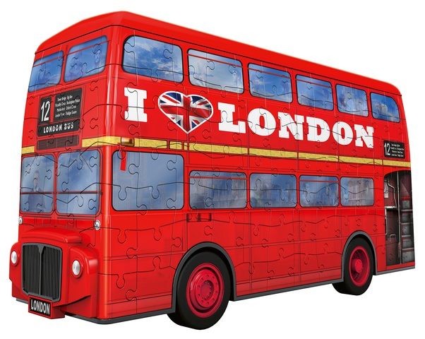 Levně Ravensburger 3D Puzzle 125340 Londýnský autobus 216 dílků