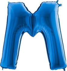 Nafukovací balónek písmeno M modré 102 cm 
