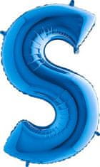 Grabo Nafukovací balónek písmeno S modré 102 cm 