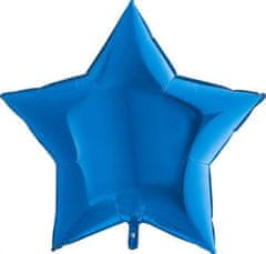 Grabo Nafukovací balónek modrá hvězda 91 cm 