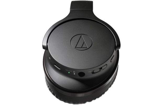 időtlen, vezeték nélküli fejhallgató audio-technikai ath-anc900bt Bluetooth 5.0, anc technológia, zajcsökkentő 3 üzemmód, akár 35 órás mikrofon kihangosító teljesítmény,  teljes összecsukható kialakítás,  élénk részletek tiszta magasság mély basszus puha párnázás
