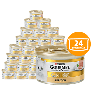 Gourmet GOLD paštika krůta 24x85 g