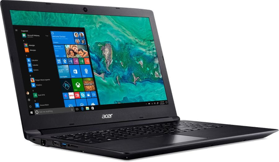 Notebook Acer Aspire 3 15,6 displej intel Core i3-7020U HD Graphics 620 multimédia