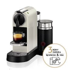 Nespresso kávovar na kapsle De´Longhi Citiz&Milk, bílý EN267.WAE