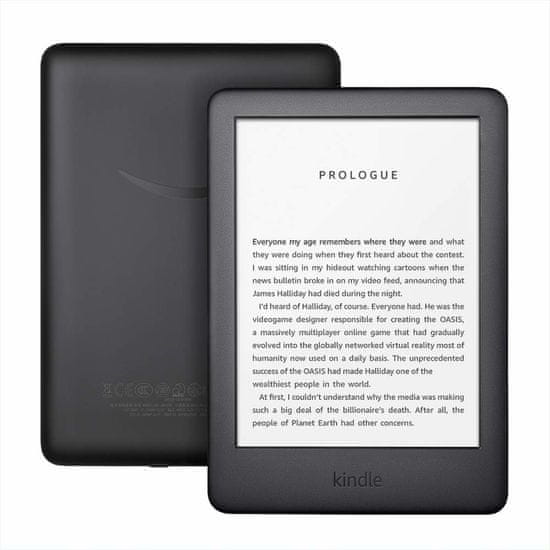 Amazon New Kindle 2019, Black - S REKLAMOU - zánovní