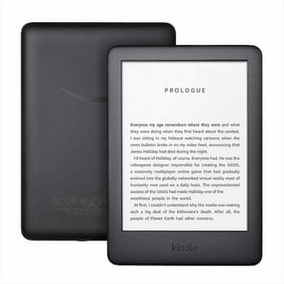 Čtečka e-knih Amazon Kindle 2019, lehká, velká paměť, LED nasvícení