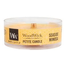 Woodwick vonná svíčka Petite, Seaside Mimosa (Přímořský koktejl) 31g