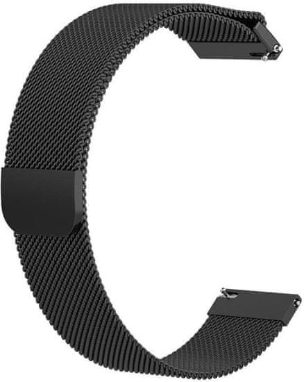 eses Milánský tah černý pro Samsung Galaxy Watch 42mm/Samusung gear sport/ Garmin 3 1530001049