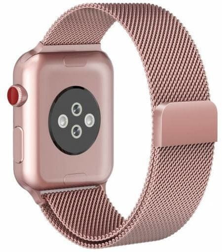 eses Milánský tah 42mm růžový pro apple watch 1530000213