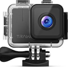 Apeman Odolná digitální kamera A100 TRAWO, 4K UHD, EIS, WiFi, voděodolné pouzdro do 40 m