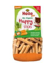 Holle Bio organické obilné Happy tyčinky s mrkví a fenyklem- 2 x 100g