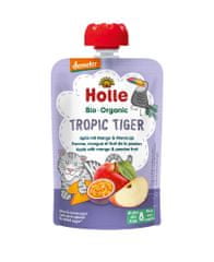 Holle Bio Tropic Tiger 100% ovocné pyré jablko mango maracuja - 6 x 100g