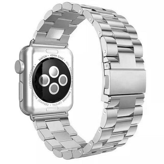 eses Kovový řemínek 42mm stříbrný pro apple watch 1530000090