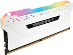 Corsair Vengeance RGB PRO 16GB (2x8GB) DDR4 3200 CL16, bílá