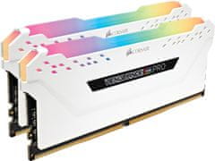 Corsair Vengeance RGB PRO 16GB (2x8GB) DDR4 3200 CL16, bílá