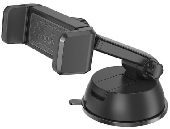Celly Univerzální držák mobilního telefonu s přísavkou a otočným kloubem Mount Text, černý - roz