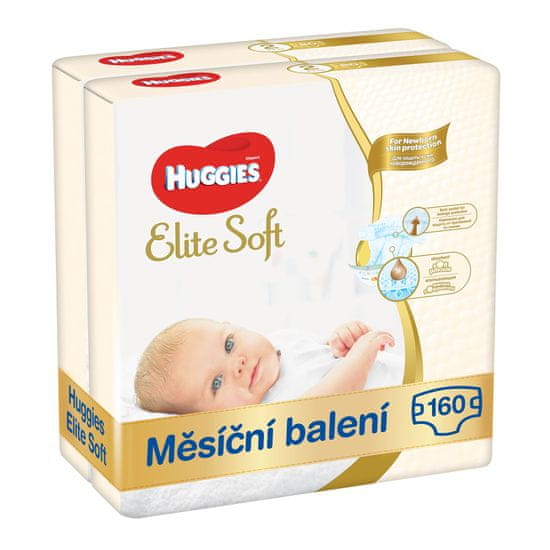 Diapers Huggies elite soft 2 4-6 kg 164 PCs box