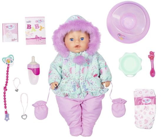 BABY born Soft Touch panenka Speciální zimní edice, 43 cm