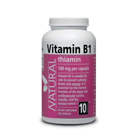 Natural Vitamín B1 100mg 100 kapslí