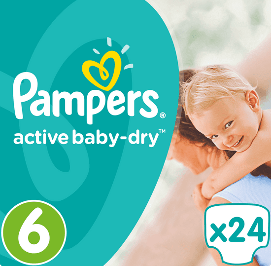 Pampers Active Baby 6 (13-18 kg) 24 ks