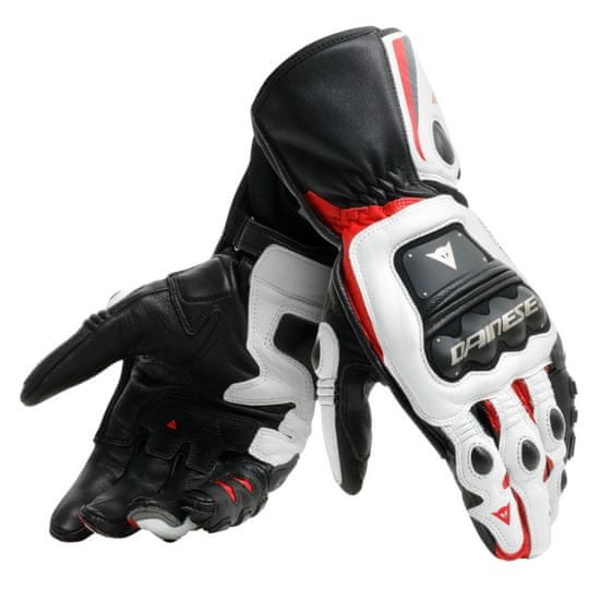 Dainese STEEL-PRO sportovní rukavice bílé/červené/černé