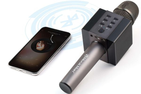 Bluetooth mikrofon technaxx elegance bt-x45 eov funkce nabíjecí 1000mah baterie snadná manipulace 5w reproduktory micro sd slot aux elegantní provedení