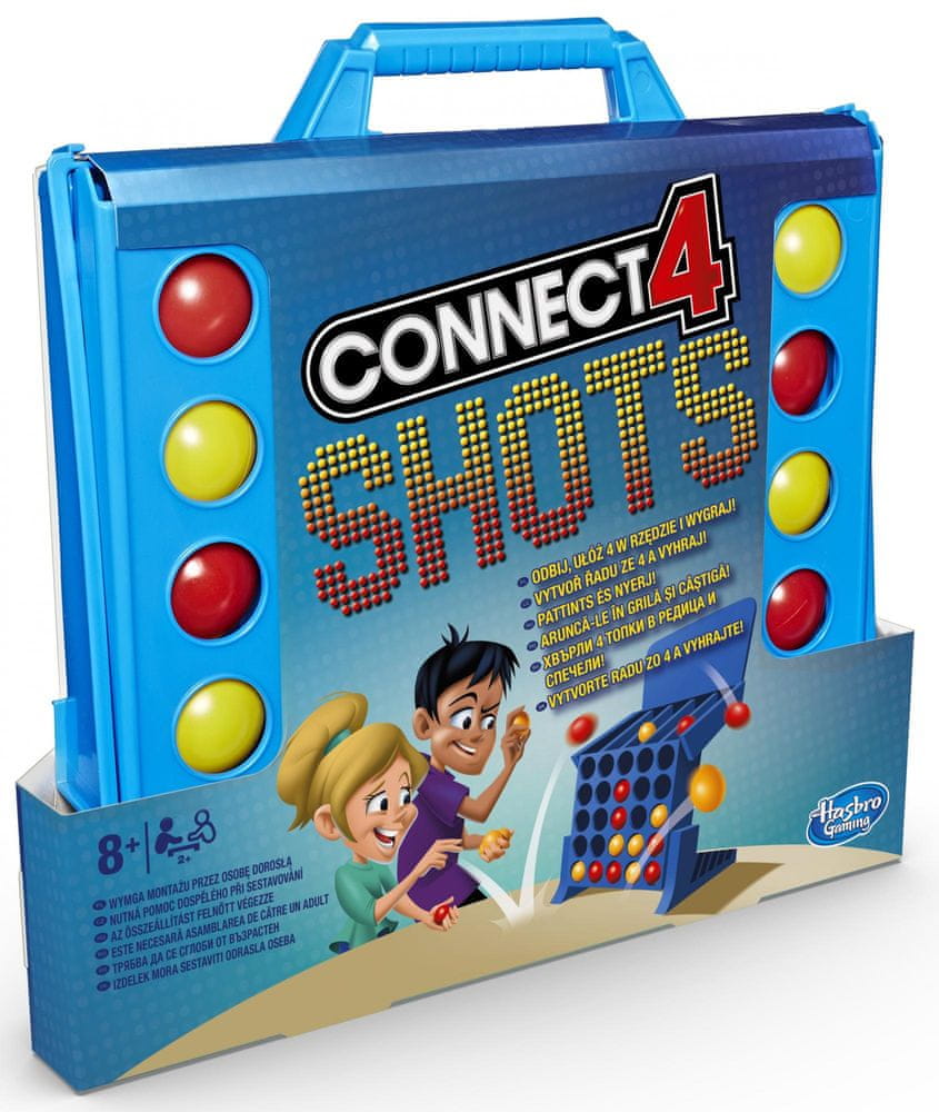 Hasbro Společenská hra Connect 4 Shots