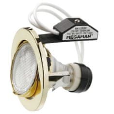 MEGAMAN MEGAMAN Zapuštěné svítidlo MEGAMAN L0302RC, 11W, GU10 – zlatá L0302RC GD
