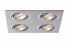 BPM BPM Vestavné svítidlo Aluminio Plata, kartáčovaný hliník 4x50W, 12V 3015