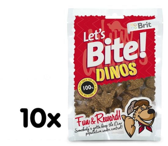 Brit Lets Bite Dinos 10x150 g