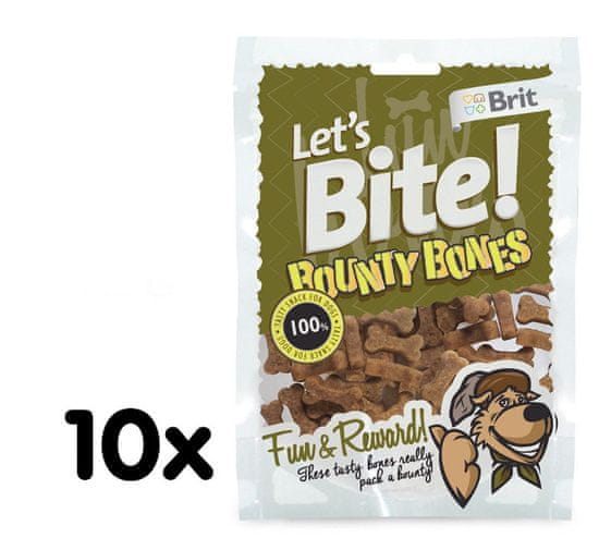 Brit Lets Bite Bounty Bones 10x150 g