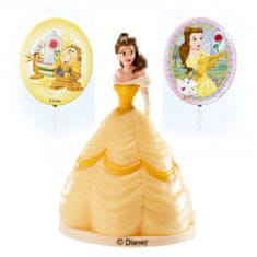 Dekora Figurka na dort princezna Bella a ozdoby 