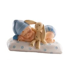 Dekora Figurka na dort spící miminko chlapeček 