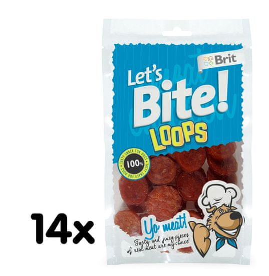 Brit Lets Bite Loops 14 x 80g