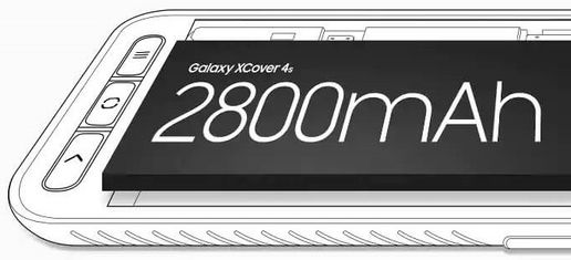 Samsung Galaxy XCover 4s, vyměnitelná baterie