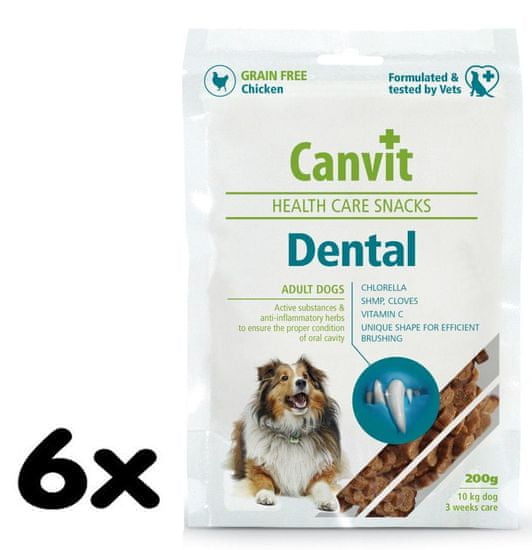 Canvit Snacks Dental 6 x 200g