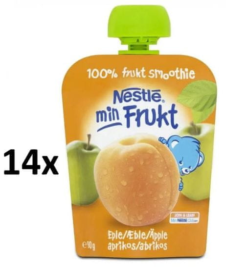 Nestlé kapsička Meruňka, Jablko 14x90g