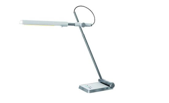 Immax LED stolní lampička MARABU bílá-stříbrná