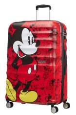American Tourister Cestovní kufr Wavebreaker Disney Spinner 96 l Mickey Comics Red