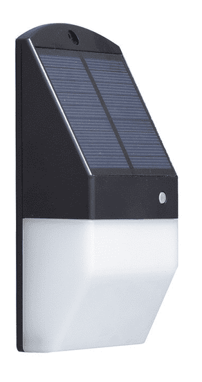 Immax Venkovní solární LED osvětlení s čidlem 1,2W, černá