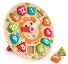 Hape Dětské puzzle hodiny