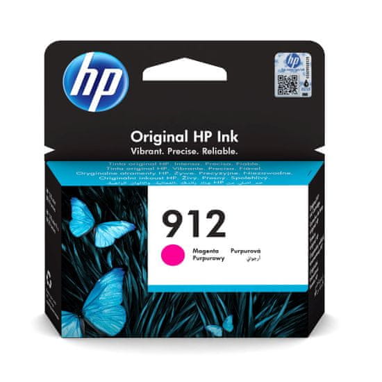 HP 912 purpurová - originální náplň (3YL78AE)
