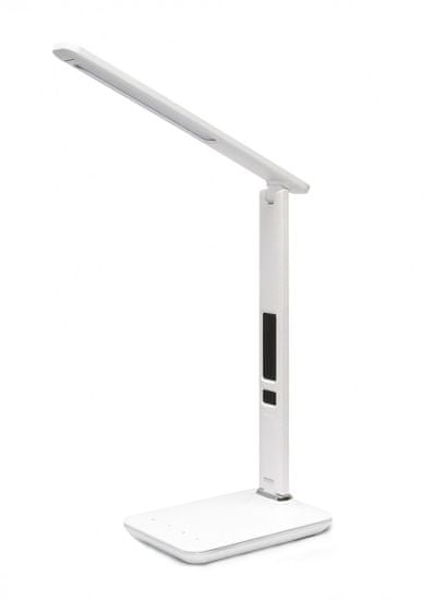 Immax LED stolní lampička KINGFISHER WHITE bílá