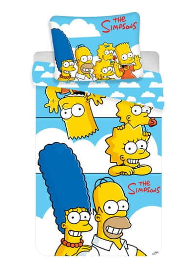 Jerry Fabrics The Simpsons family "clouds"