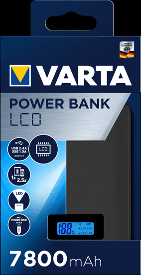 Varta LCD Power Bank 7800 mAh 57970101111